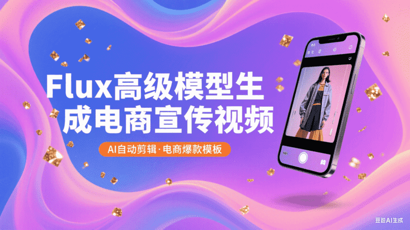 Flux高级模型生成电商宣传视频,AI我帮您-AIGC