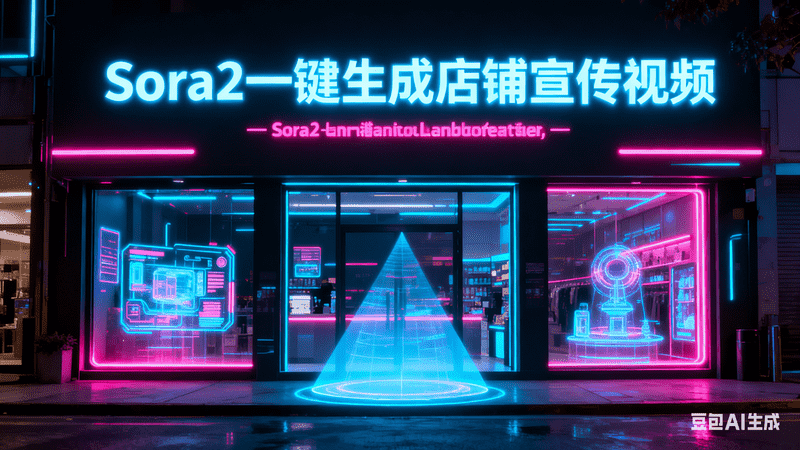 Sora2一键生成店铺宣传视频,AI我帮您-AIGC