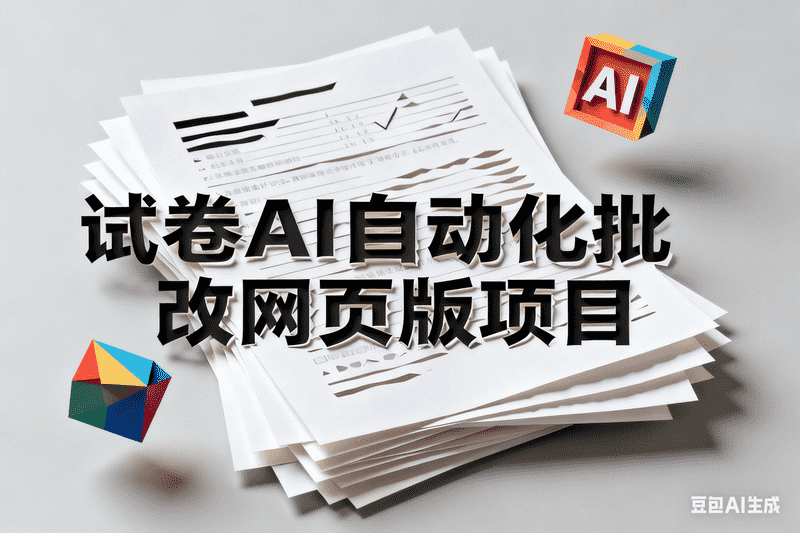 试卷AI自动化批改项目,AI我帮您-AIGC