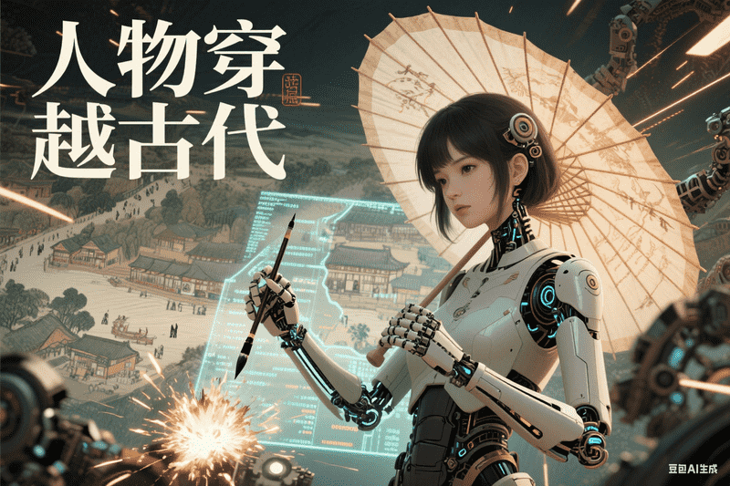 人物穿越古代-中文版,AI我帮您-AIGC