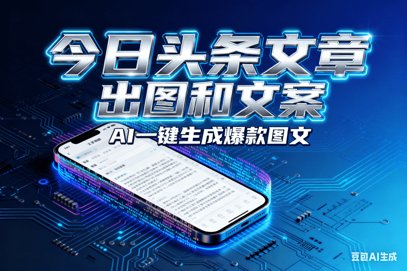 今日头条文章出图和文案,AI我帮您-AIGC