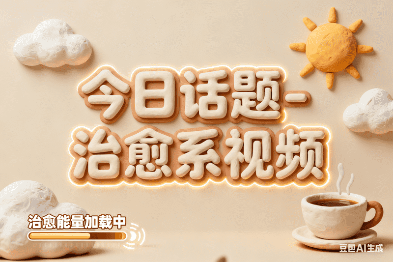今日话题-治愈系视频（有开头）,AI我帮您-AIGC