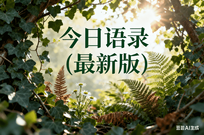 今日语录(最新版),AI我帮您-AIGC