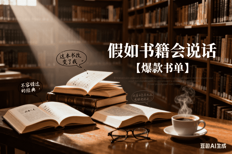 假如书籍会说话【爆款书单】,AI我帮您-AIGC