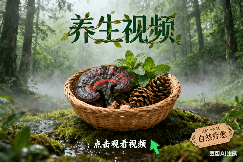 养生视频-一键生成,AI我帮您-AIGC