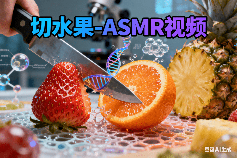 切水果-ASMR视频【最新版】,AI我帮您-AIGC