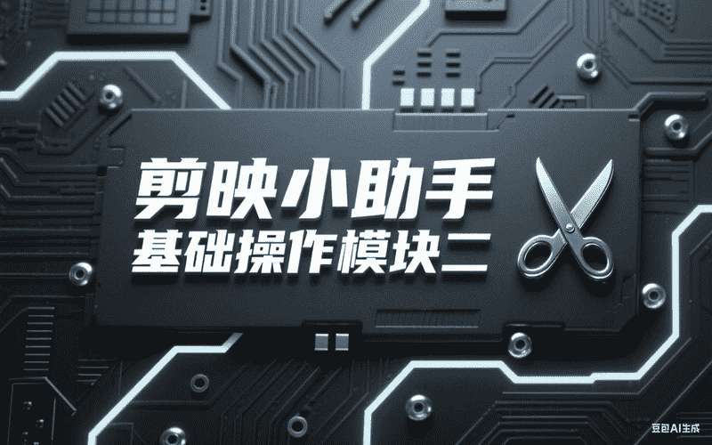 剪映小助手基础操作模块二,AI我帮您-AIGC