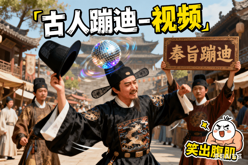 古人蹦迪-视频,AI我帮您-AIGC
