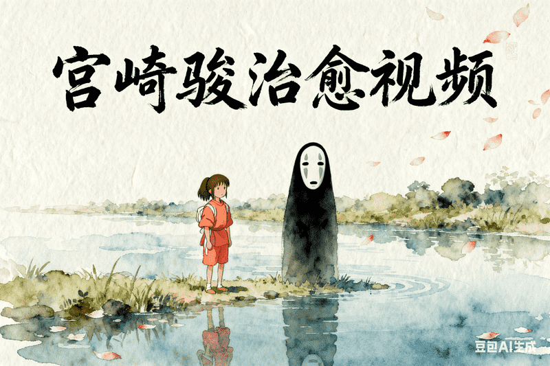 宫崎骏治愈视频,AI我帮您-AIGC