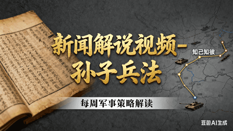 新闻解说视频-孙子兵法,AI我帮您-AIGC