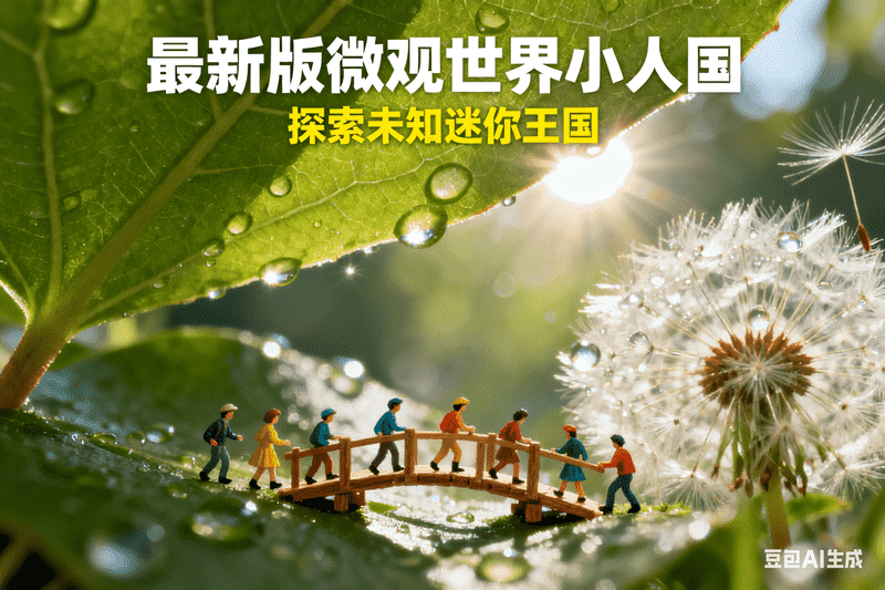 最新版微观世界小人国,AI我帮您-AIGC