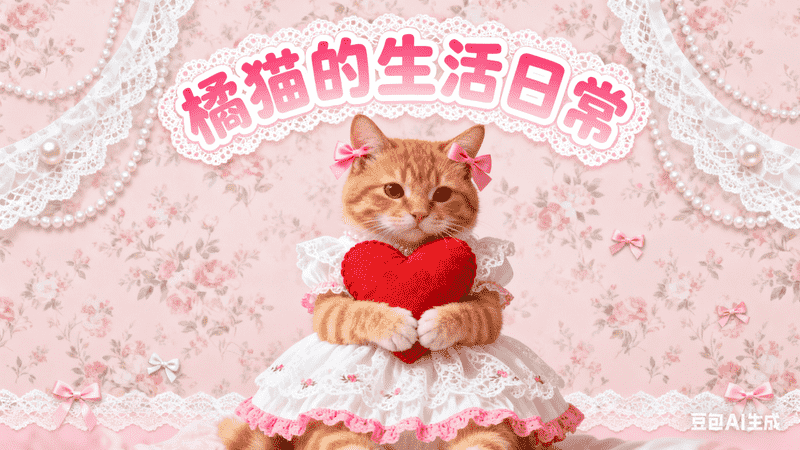 橘猫的生活日常,AI我帮您-AIGC