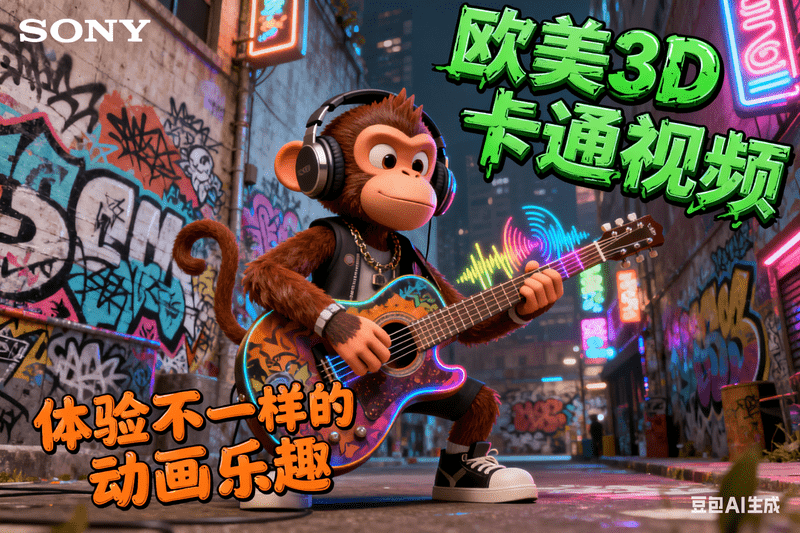 欧美3D卡通视频,AI我帮您-AIGC