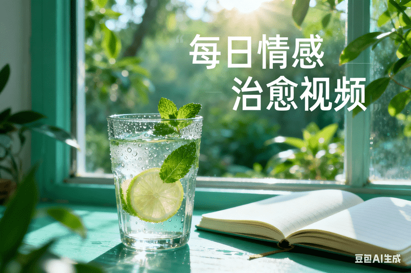 每日情感治愈视频【二改版本】,AI我帮您-AIGC