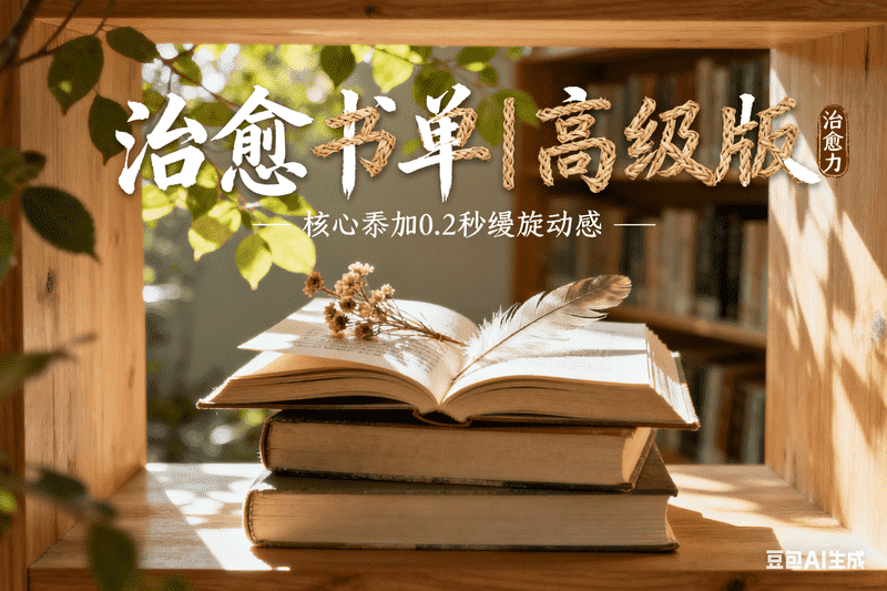 治愈书单-高级版,AI我帮您-AIGC