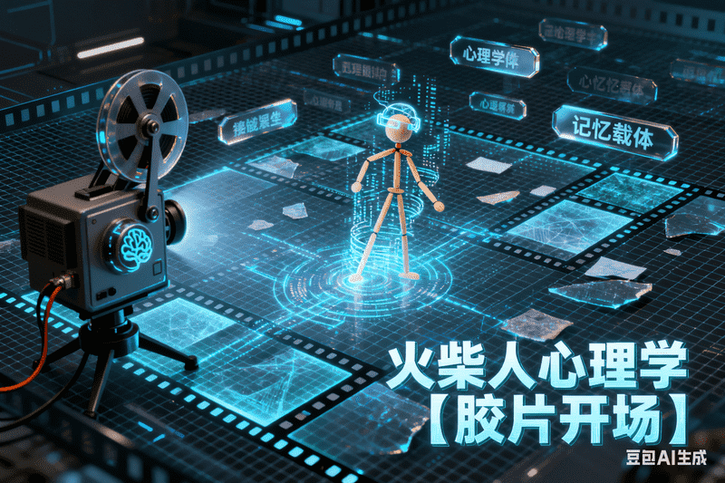 火柴人心理学【胶片开场】,AI我帮您-AIGC