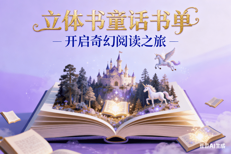 立体书童话书单,AI我帮您-AIGC