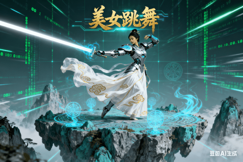 美女跳舞【二改版本】,AI我帮您-AIGC