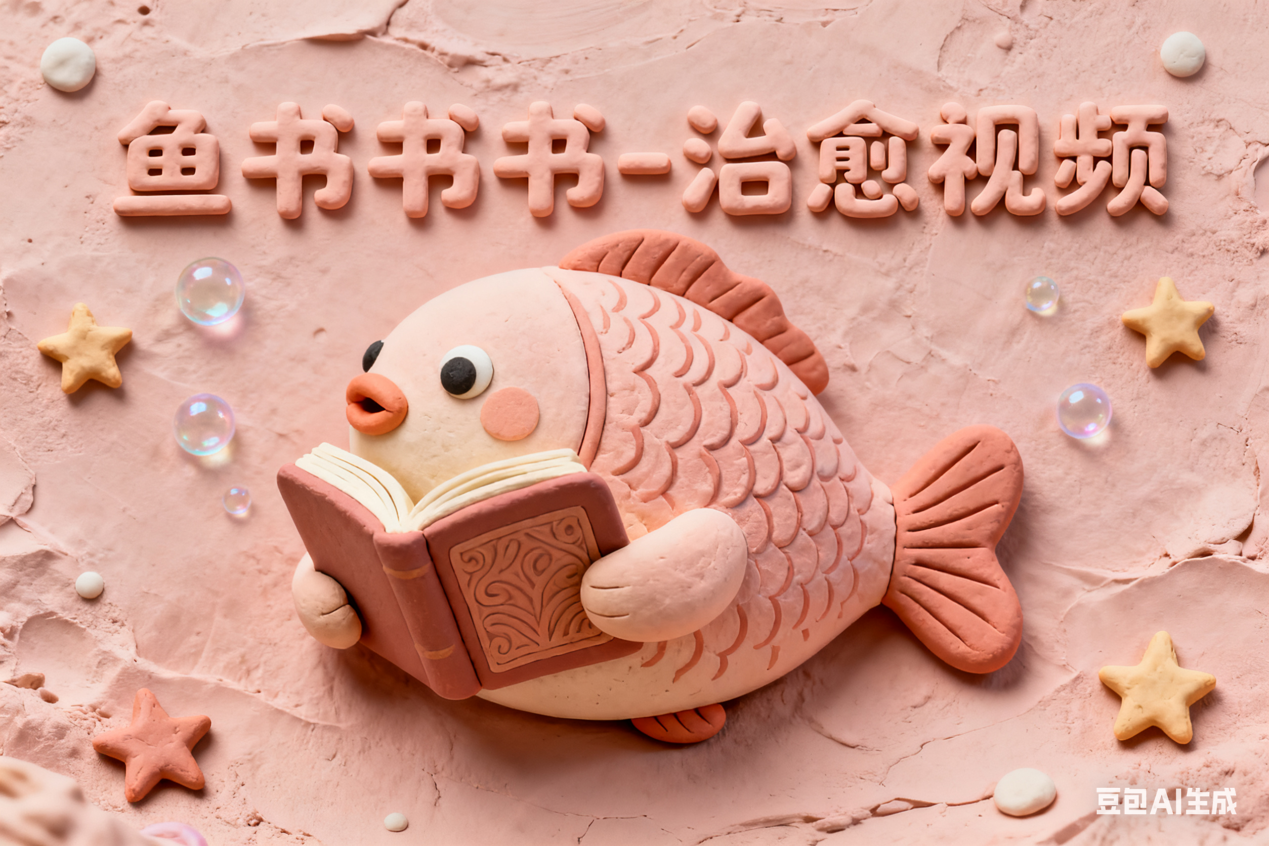 鱼书书书-治愈视频【速创剪映小助手】,AI我帮您-AIGC